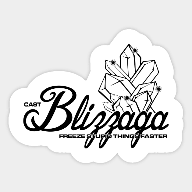 Blizzaga 1 Sticker by ikaszans